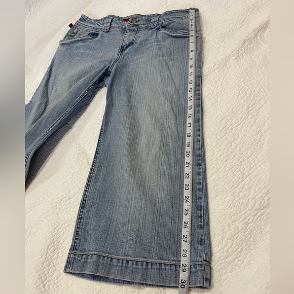 Vintage “Fire Jeans” 👖 size - 13 WIDE LEG Capri - Picture 4 of 11